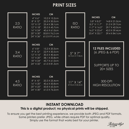 Protect your peace by simplifying your space - Minimalist Motivational Print